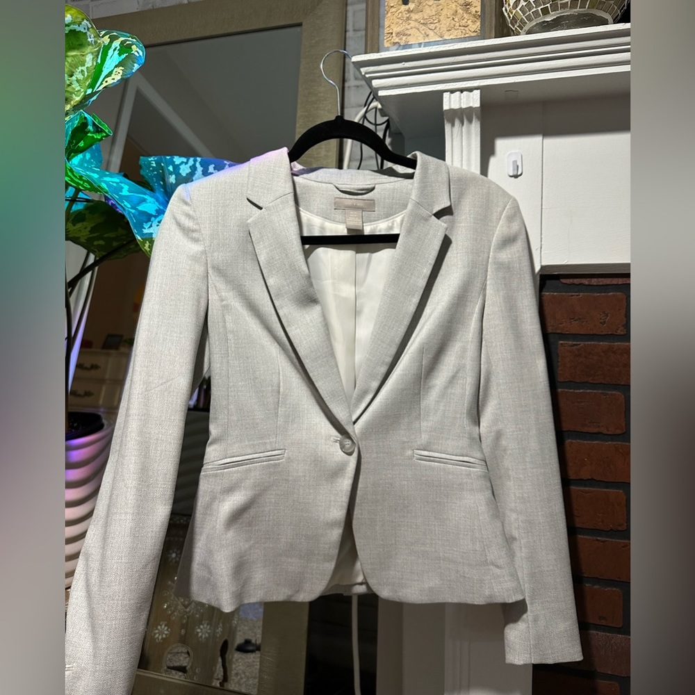 Women’s Light Gray Blazer
